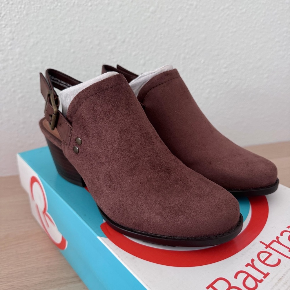 BareTraps Brown Mules - Picture 2 of 8